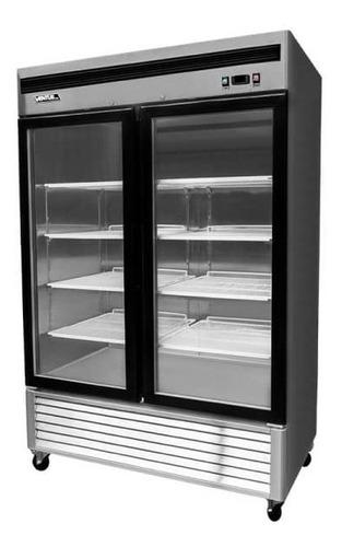 Refrigerador Acero Inox. 2 Ptas Vidrio En Comas