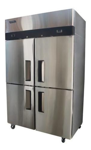 Refrigerador /freezer 4 Ptas Acero Inox. En Lince