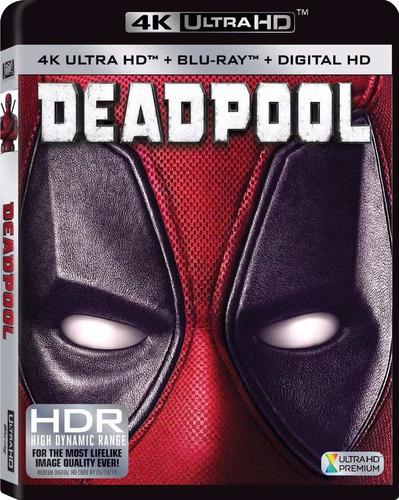 Blu Ray Deadpool 2d - 4k - Stock - Nuevo