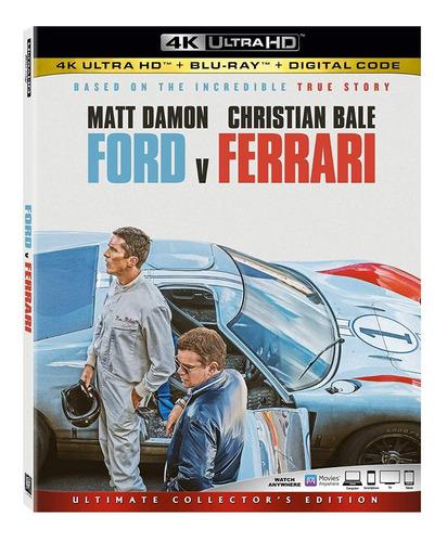 Blu Ray Ford V Ferrari 2d - 4k - Stock - Nuevo - Sellado