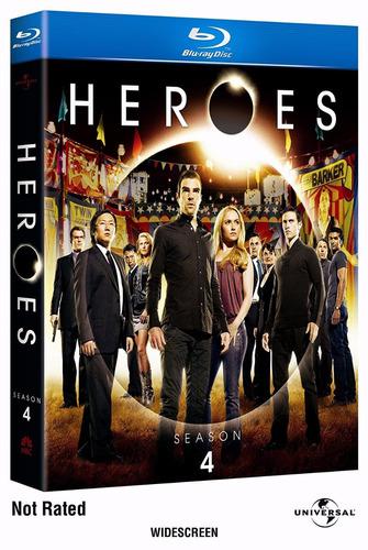 Blu Ray Heroes 4 Cuarta Temporada 100% Original Y Nuevo