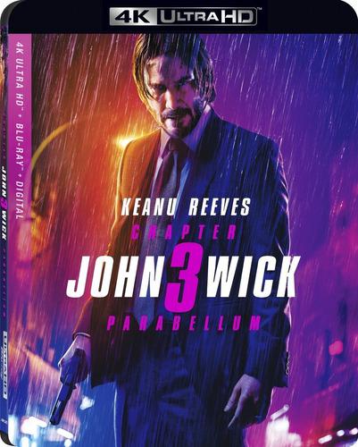 Blu Ray John Wick: Parabellum 2d - 4k - Stock - Nuevo