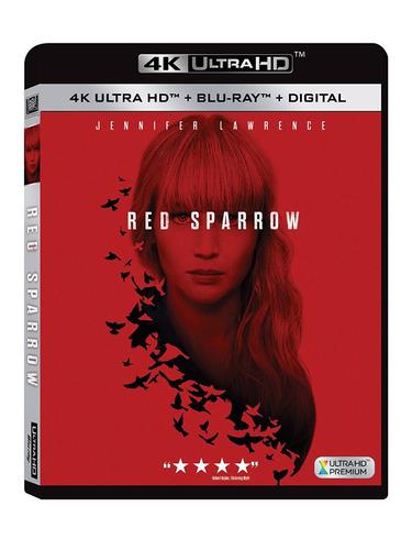 Blu Ray Operación Red Sparrow 2d - 4k - Stock - Nuevo