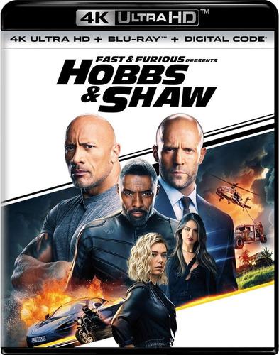 Blu Ray Rápidos Y Furiosos: Hobbs & Shaw - 4k - 2d - Stock