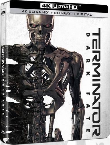 Blu Ray Terminator: Dark Fate 2d - 4k (Steelbook) Stock