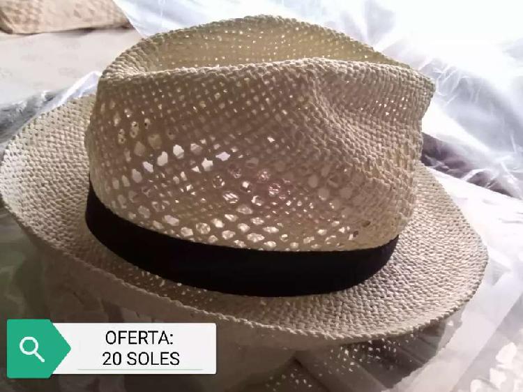 OFERTA: SOMBRERO PAJA CINTURÓN NEGRO HOMBRE MUJER