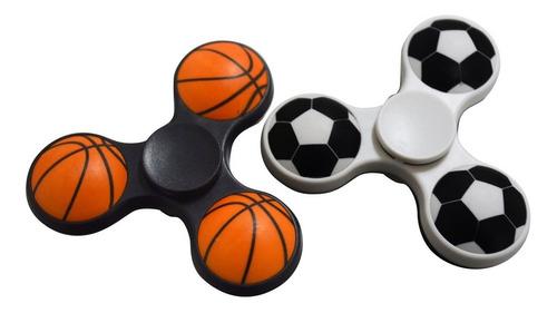 2 Fidget Spinner Pelota Fútbol Basket Jugue Niños