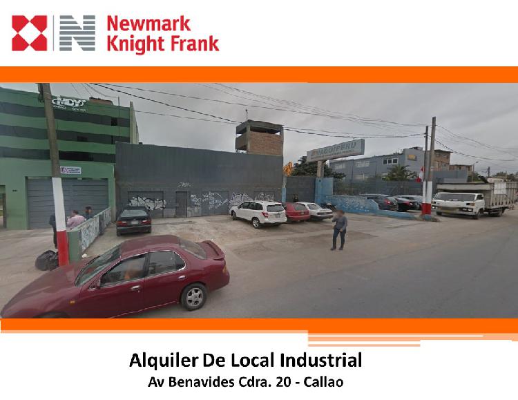Alquiler de Local Industrial en Callao