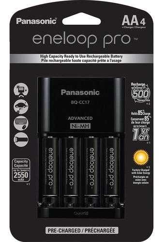 Baterías Recargables Aa Más Cargador Panasonic Eneloop Pro