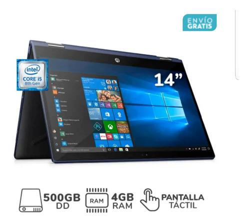 Laptop 14 Pavilion X360 14-cd0007la Ci5 4gb 500gb Azul