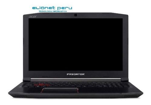 Laptop Acer Predator I7 8va 16gb 256ssd 15.6fhd 6gb1060m W10