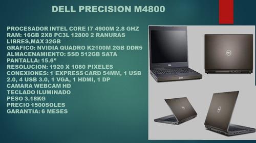 Laptop Dell Precisión