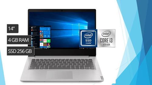 Laptop Lenovo Core I3 10th Gen 4 Ram Disco Solido 256 Gb
