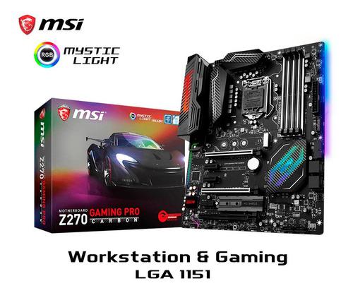 Motherboard Msi Z270 Gaming Pro, Lga1151, Z270, 64gb Ram Mac