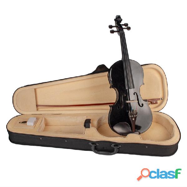 violin 4/4 colore negro accesorio ebano