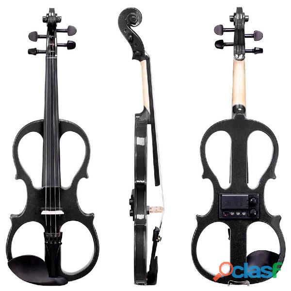 violin 4/4 electrico color negro