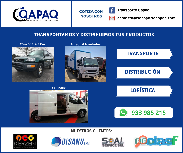 Servicio De Carga Transporte Distribucion Logistica