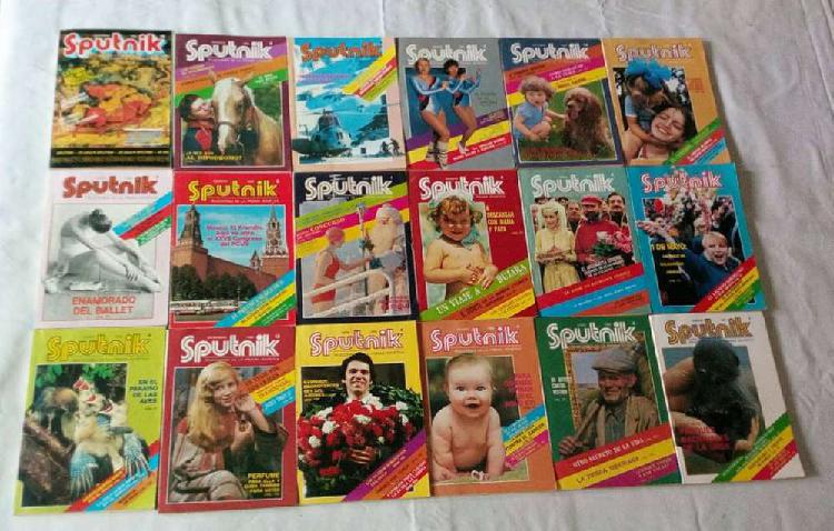Colección Revistas Sputnik 1985 Y 1986 Nuevas