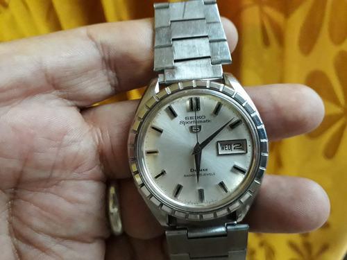 Hermoso Reloj Seiko 5 Sportsmatic Deluxe 7619-9020 -1960