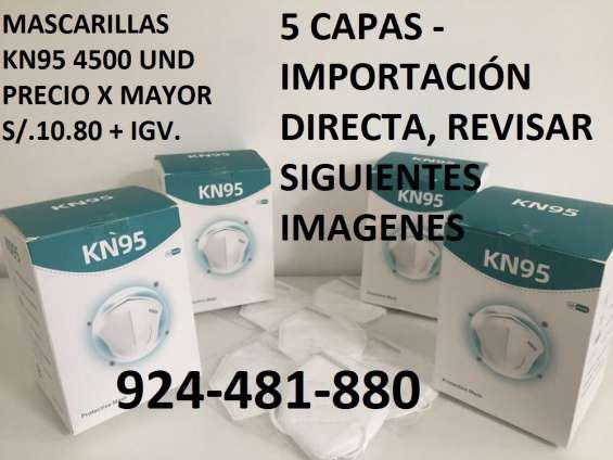 Kn95-5 capas en Lima