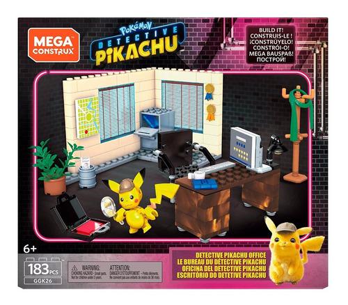 Mega Construx - Oficina Detective Pikachu -pokemon-183 Piezs