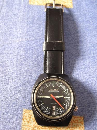 Reloj Automatico Citizen Custom V2 23 Jewels. Doble Fechador
