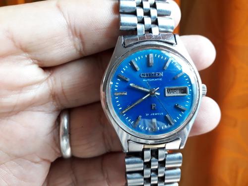 Reloj Citizen Azul R - Japonés - 80's - Bonito - Ocasión