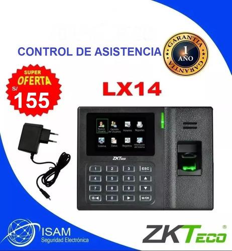 Reloj Control De Asistencia Biometrico Huella Digital Lx14