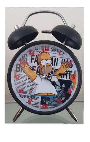 Reloj Despertador Est. Vintage Homero Simpson Brazos Abiert