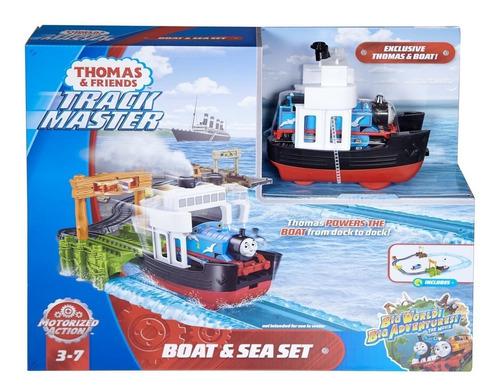 Tren Thomas Trackmaster Boat And Sea Set