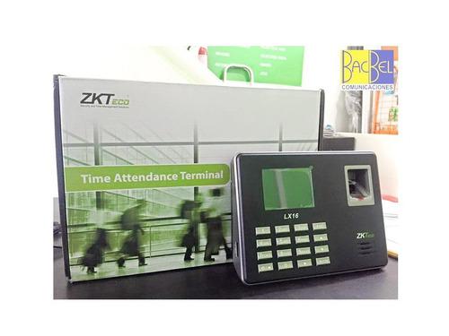Zkteco - Control Biometrico Asistencia Tiempo Lx16 O Lx15