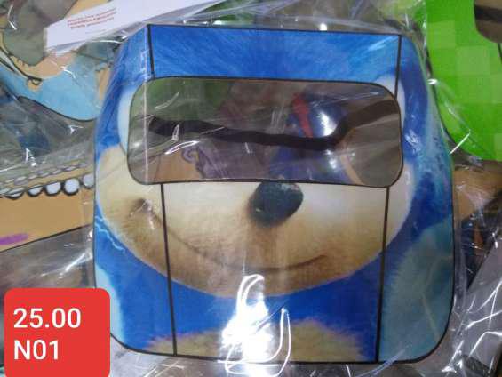 Mascarilla protector facial para niños superhéroes en Lima