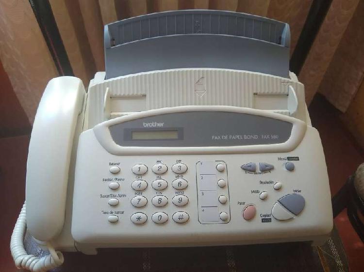 Teléfono fax copiadora brother