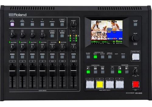 Video Switcher Roland Vr4hd 4 Canales Hdmi Usb 3.0 Streaming