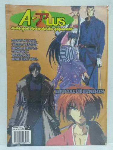 A - Plus #7 Revista Manga Anime Rurouni Kenshin 1999