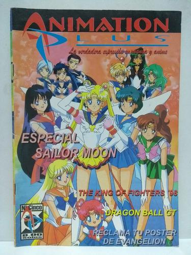 Animation Plus #5 Revista Manga Anime Sailor Moon 1998
