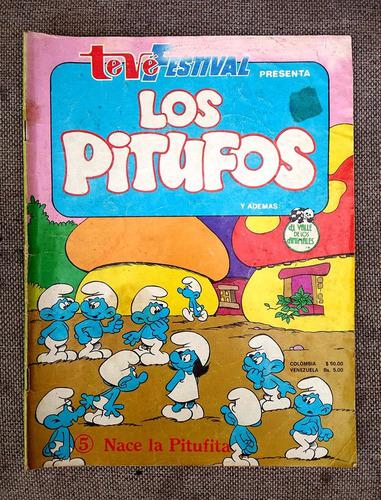 Antigua Revista Comic Los Pitufos (el Nacimiento De Pitufina