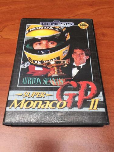 Ayrton Senna Super Monaco Gp 2 Sega Genesis Ferrari Formula