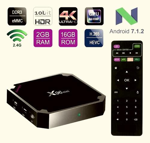 Convertidor De Tv Con Convencional A SmartTv Box X96 Mini