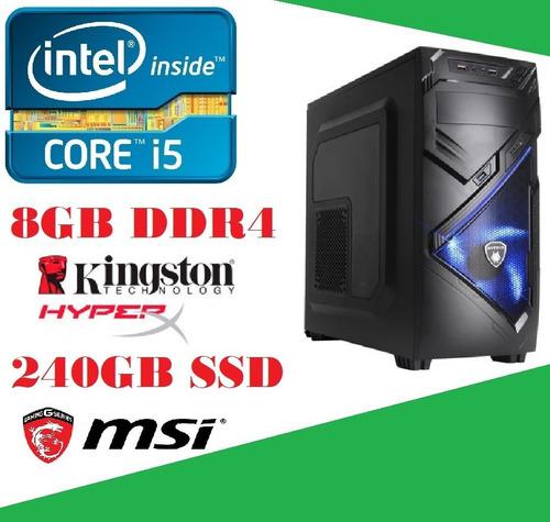 Cpu Intel Core I5 6ta 8gb Ddr4 Hyperx 240gb Ssd