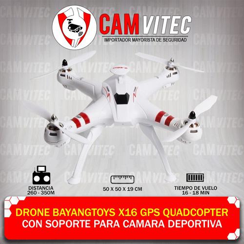 Drone Bayangtoys X16 Gps Quadcopter Soporta Camara Deportiva