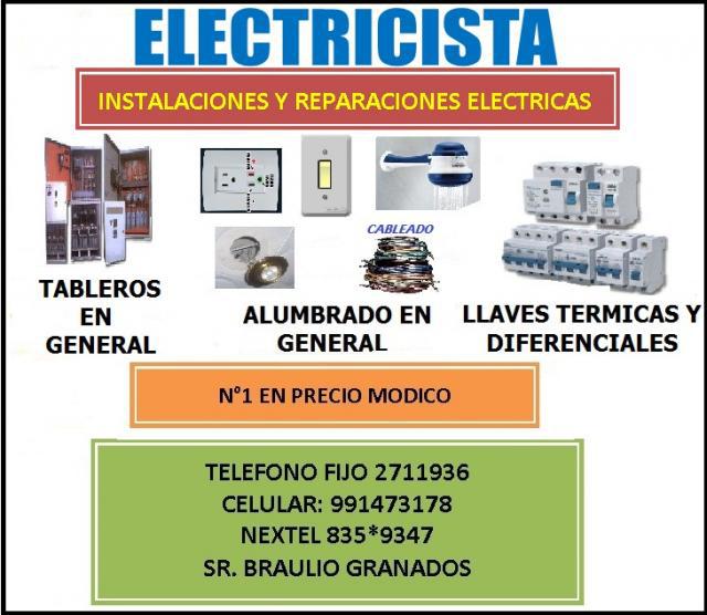 ELECTRICISTA SAN ISIDRO DOMICILIO ALUMBRADOS 991473178 - en
