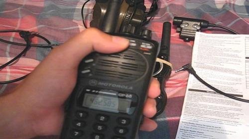 Flex _ Radio Motorola Gp68 + Parlante Instalado (negociable)