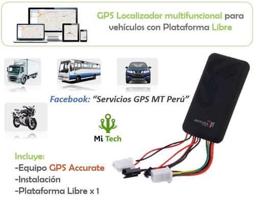Gps Vehiculo, Auto, Camion, Moto Gt06 Multifuncional Online