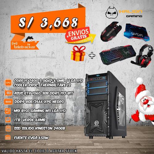 Pc Intel Core I5 7400 - Gtx 1060 3gb - Ssd 240gb - 1tb