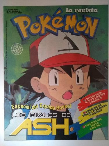 Pokemon La Revista #6 Nintendo 2000 Ash Equipo Rocket