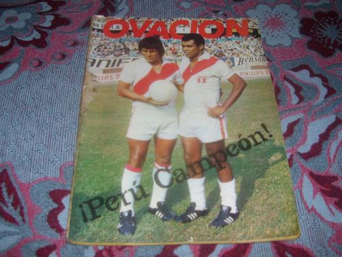 Revista Ovacion Peru Campeon Copa America 1975