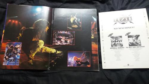 Tesla In Japan 1990 Tourbook Guns N Roses Skid Row
