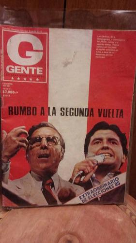 Yh Antigua Revista Gente 1985 Alan Garcia Segunda Vuelta Per