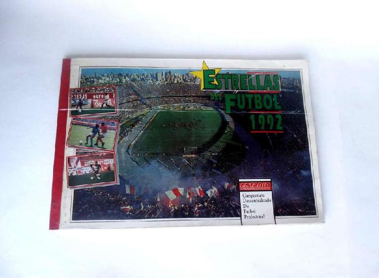 ALBUM ESTRELLAS DEL FUTBOL 1992 COMPLETO